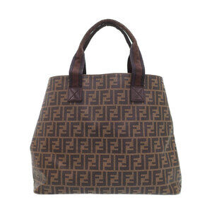Fendi tote bag shopper Zucca FF monogram canvas Brown